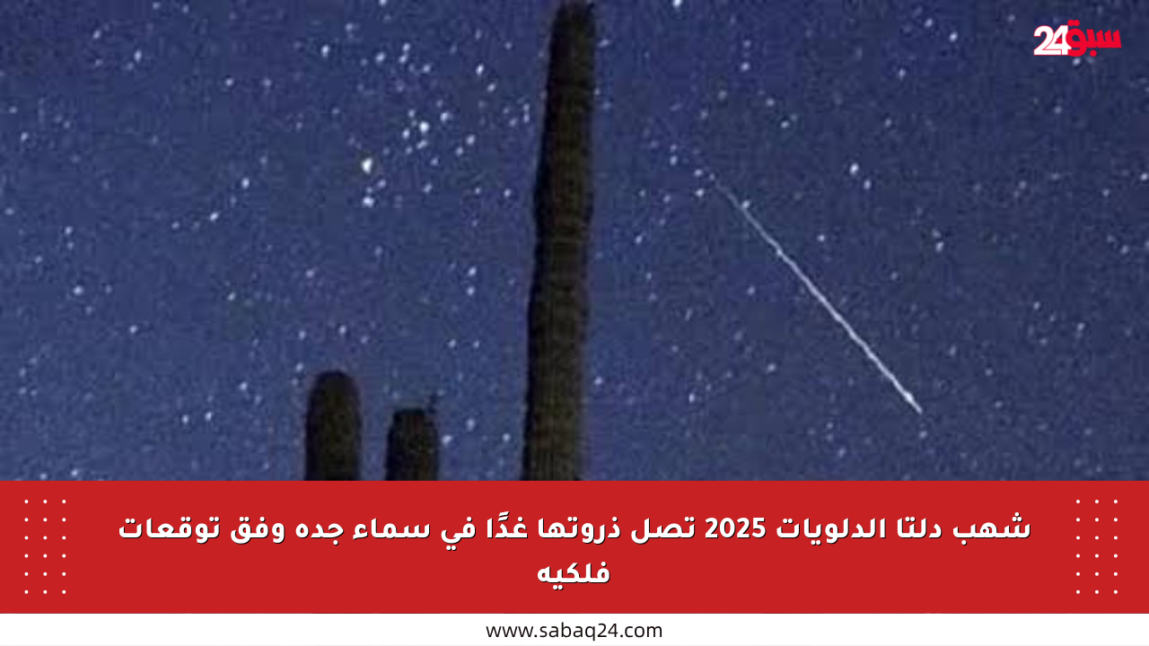شهب دلتا الدلويات 2025 تصل ذروتها غدًا في سماء جدة وفق توقعات فلكية